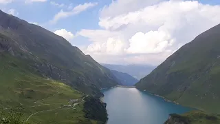 Kraftwerk Kaprun: Blick auf den Stausee Wasserfallboden