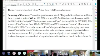 Clean Water Board Meeting December 7, 2022