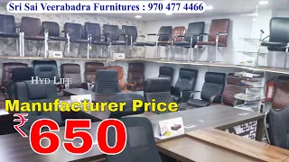 Hyderabad Office Furniture Market | Imported Premium Office Tables, Chairs  From Manufacturer