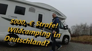 Wildcampen mit dem Wohnmobil: Regeln und Tipps für Deutschland - Vermeide hohe Strafen