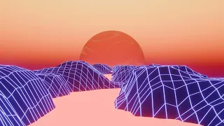 Amazing Neon Pink Canyon Tunnel 4K Moon Background VJloop Animation |Солнце Розовый Фон