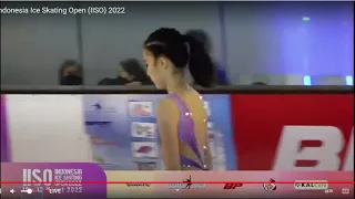 Michelle Edgina Axille, Short Program, Freestyle Open Platinum, at Indonesian Ice Skating Open 2022