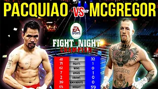 MANNY PACQUIAO VS CONOR MCGREGOR