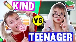 KIND VS TEENAGER IN DER SCHULE!😱 Früher vs Heute 📚✂️