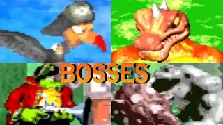 Donkey Kong Country 2: Diddy's Kong Quest (GBA): All Bosses (No Damage)