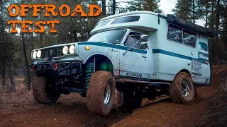 4x4 MOTORHOME GOES WHEELIN FOR THE FIRST TIME | Toyota Chinook 4x4 Off-Road Test #1