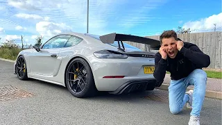 MY FRIEND STRAIGHT PIPED HIS PORSCHE GT4! *LOUD WARNING*