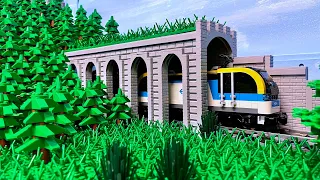 Tunneleinfahrt + Demnächst Hafen? -  Bau einer Lego Stadt Teil 258.