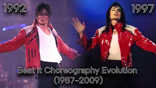 Michael Jackson | Beat It Choreography Evolution (1987-2009)