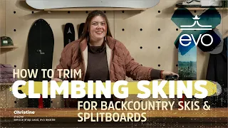 How to Trim or Cut Ski & Splitboard Climbing Skins