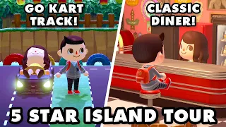 This 5 Star Island Was Made Without Time Travel! Animal Crossing New Horizons Island Tour!