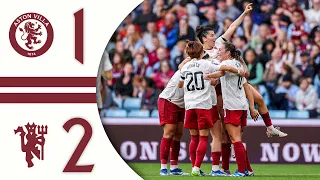 LAST-MINUTE WINNER ON OPENING DAY! 🔥 | Aston Villa 1-2 Man Utd | WSL Highlights