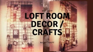 DIY |  LOFT ROOM DECOR & crafts * Настенный Органайзер