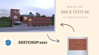 HOW to ADD brick TEXTURE in ( SKETCHUP 2021)_VRAY-5