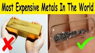 World's 10 Most Expensive Metals, ((Precious Metals))