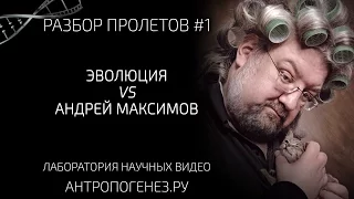 Разбор пролётов №1. Эволюция VS Андрей Максимов. Мифы об эволюции человека.