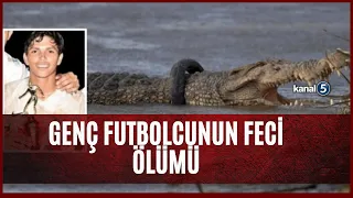 Dehşet Anları Kameraya Yansıdı / Serinlemek İçin Nehre Giren futbolcu Timsaha Yem Oldu