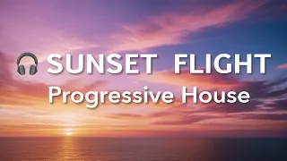 🎧 Sunset Flight ★ Progressive House 🎵 E Kraft [4K Drone Video]