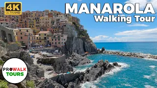 Cinque Terre Italy Walking Tour - Manarola 4K with Captions by Prowalk Tours