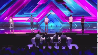 Overload sing their own song No, No, No   Arena Auditions Wk 1   The X Factor UK 2014 online video c