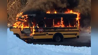 Ont. bus driver hailed as a hero for saving children after school bus burst into flames