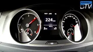 2013 VW Golf 7 2.0TDi (150hp) - 0-225 km/h acceleration (1080p FULL HD)