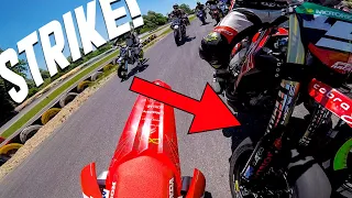 HE THREW ME OUT AT THE FIRST CURVE! 😡 A RACING STORY - RACE 1/2