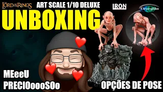 Estátua Gollum Deluxe - Lord of the Rings - Art Scale 1/10 - Iron Studios (UNBOXING - CirVideos)