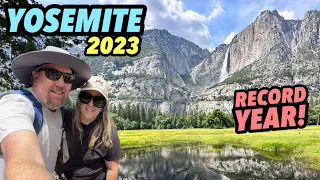 YOSEMITE 2023! What it’s like after a Record Snowfall..Comparing last year to this year & Exploring!