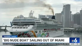Nude cruise sailing out of Miami in 2025