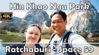 Traveling from Kanchanaburi to Ratchaburi | Hin Khao Ngu Parkin Thailand 🇹🇭 [Day 7]