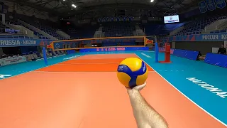 Волейбол от первого лица | VOLLEYBALL FIRST PERSON | Мика Кристенсон | Связующий | Зенит-Казань