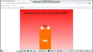 Numberblocks band retro 2001-2010