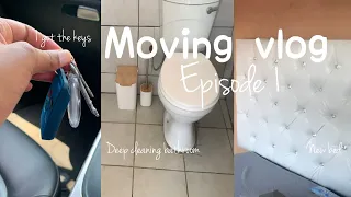 Moving vlog 1 | I got the keys | cleaning products haul| Pep home Haul | Mr Price home bathroom set