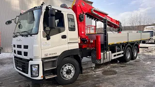 Обзор БКМУ Horyong HRS216 на базе Isuzu Giga CYZ52 последний Японский Исузу с Буром