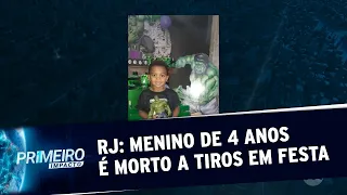 RJ: Menino de 4 anos é morto a tiro na própria festa de aniversário | Primeiro Impacto (09/06/20)