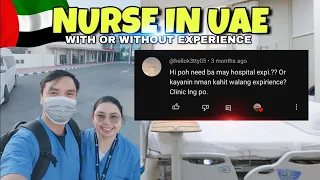 Nurses, Kailangan ba ng Experience dito sa UAE? | PART 2 | TaraBiyaheTayo