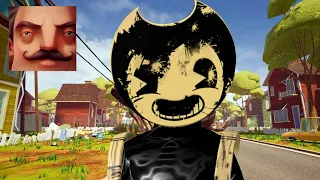 Hello Neighbor - My New Neighbor Big Sammy Lawrence (Bendy) History Gameplay Walkthrough