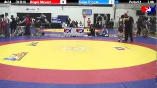 Schultz GR 55 KG Champ. Round 1: Roger Stewart (NYAC) vs. Nikko Triggas (NYAC)