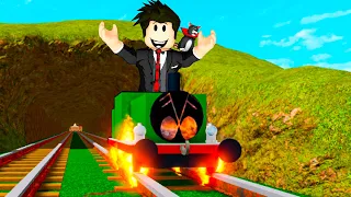 TRENZINHO COM PERNA DE ARANHA | Roblox - Train Runner Choo Choo Charles