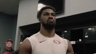 49ers locker room speech after beating the Las Vegas Raiders in OT#49ers