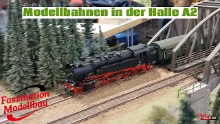 Modellbahnen auf der Faszination Modellbau 2023 - Halle A2 #railroad #train #toys