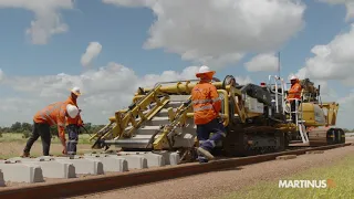 Martinus - High Production Sleeper Laying Machine