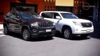 Jeep Grand Cherokee v Toyota Prado GXL | 4WD | Drive.com.au