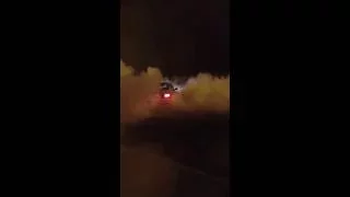 BMW E34 540i Straight Pipe Burnout