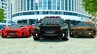 Fire Truck Frank Helps Taxi | Detention of street criminals | Wheel City Heroes (WCH)