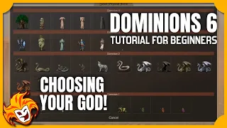 How To Choose Your Pretender God ~ DOMINIONS 6 TUTORIAL for BEGINNERS