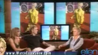 Aaron Carter and Karina Smirnoff on Ellen DeGeneres Show, October 19, 2009 HD VIDEO  Part 1