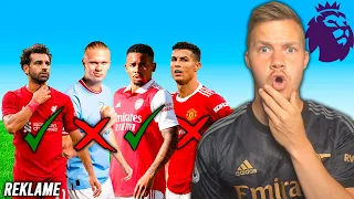 JEG BYGGER MIT 2022/23 PREMIER LEAGUE FANTASY HOLD!