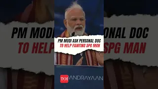 Emergency at PM Modi's Event | SPG Personnel Faints | PM's Personal Medical team helps #news